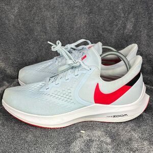 Nike Air Zoom Winflo 6 Blue Running Shoes Lace Up Sz 11.5
